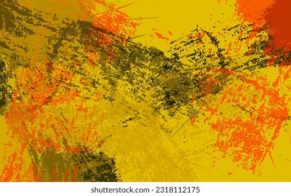 Abstract grunge texture splash paint background vector