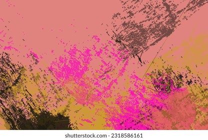 Abstract grunge texture splash paint background vector