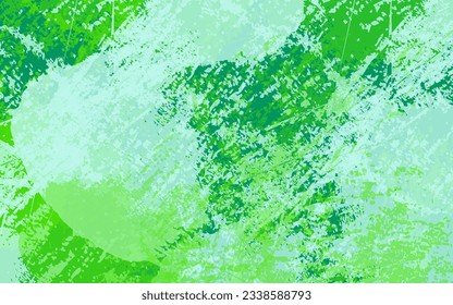 Abstract grunge texture splash paint green color background