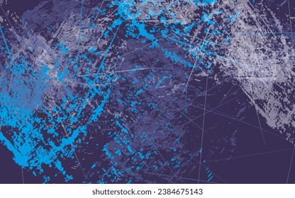 Resumen textura gruesa salpicadura pintura color azul fondo