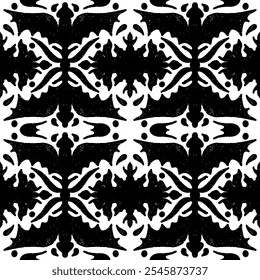 Vetor de rapport de padrão estilizado de textura grunge abstrata