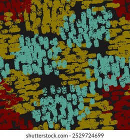 Abstrato textura grunge estilizado vetor rapport padrão sem emenda