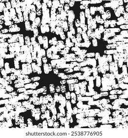 Abstractas textura grunge estilizado sin fisuras patrón de Vector de relación