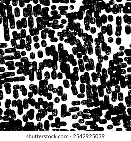 Abstract grunge texture stylized seamless pattern rapport vector
