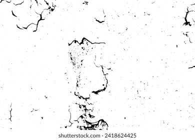 Abstract grunge texture vector background. Grainy textured backdrop with cracks, scuffs, stains. Vintage overlay effect