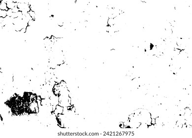 Abstract grunge texture vector background. Grainy textured backdrop with cracks, scuffs, stains. Vintage overlay effect