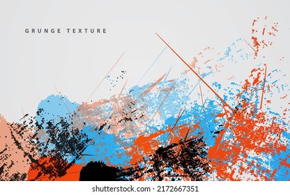 Abstract grunge texture wall splash paint background