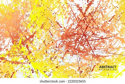 Abstract grunge texture yellow color background vector