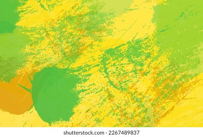 Abstract grunge texture yellow and green color background vector