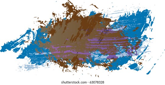 Abstract grunge texture with your test, vector illustration