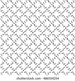 Abstract grunge textured rough striped motif. Seamless pattern.