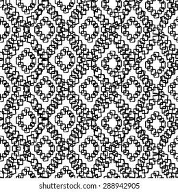 Abstract grunge tribal seamless pattern, design element. Can be used for invitations, greeting cards, scrapbooking, print, gift wrap, manufacturing