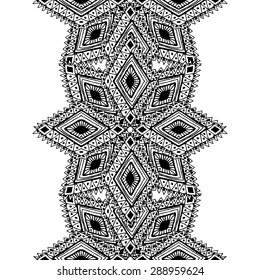 Abstract grunge tribal seamless pattern, design element. Can be used for invitations, greeting cards, scrapbooking, print, gift wrap, manufacturing