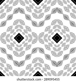 Abstract grunge tribal seamless pattern, design element. Can be used for invitations, greeting cards, scrapbooking, print, gift wrap, manufacturing