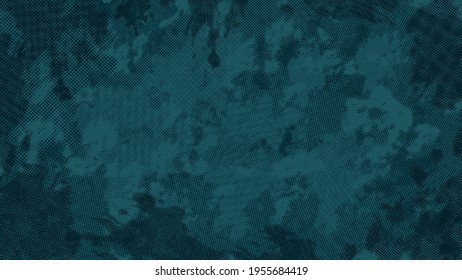 Abstract Grunge Turquoise Wall Background. Vector illustration
