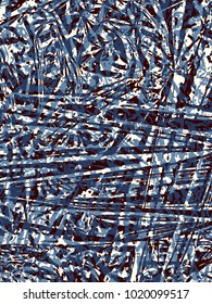 Abstract grunge vector background. Color composition of irregular overlapping graphic elements.