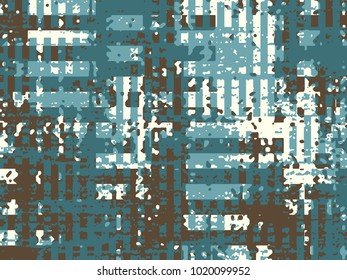 Abstract grunge vector background. Color composition of irregular overlapping graphic elements.