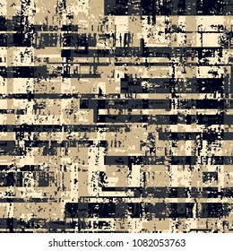 Abstract grunge vector background. Color composition of irregular overlapping graphic elements.