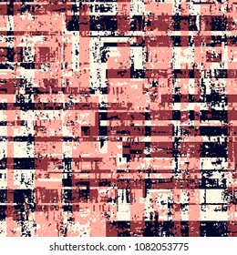 Abstract grunge vector background. Color composition of irregular overlapping graphic elements.