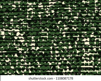 Abstract grunge vector background. Color raster composition of irregular overlapping graphic elements.