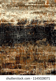 Abstract grunge vector background. Color composition of handmade graphic elements.