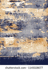Abstract grunge vector background. Color raster composition of handmade graphic elements.