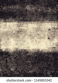 Abstract grunge vector background. Color handmade composition of irregular graphic elements.