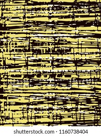 Abstract grunge vector background. Color handcrafted composition of irregular graphic elements.