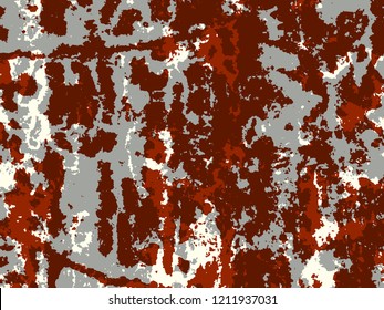 Abstract grunge vector background. Color composition of irregular handmade overlapping graphic elements.