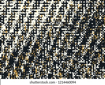 Abstract grunge vector background. Color  composition of irregular overlapping graphic elements.