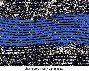 Abstract grunge vector background. Color composition of irregular wavy graphic elements.