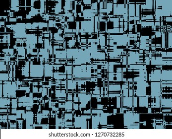 Abstract grunge vector background. Color composition of overlapping irregular graphic elements.