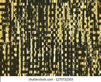 Abstract grunge vector background. Color composition of overlapping irregular graphic elements.