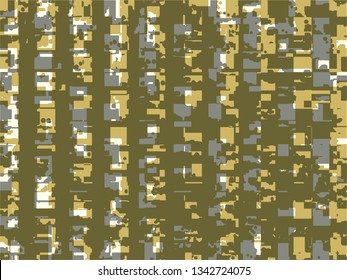 Abstract grunge vector background. Color composition of irregular overlapping graphic elements.