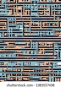Abstract grunge vector background. Color composition of irregular overlapping graphic elements.