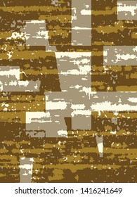 Abstract grunge vector background. Color composition of irregular overlapping graphic elements.