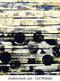 Abstract grunge vector background. Color handcrafted composition of irregular graphic elements.