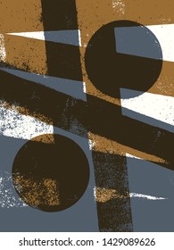 Abstract grunge vector background. Color handcrafted composition of irregular overlapping graphic elements.