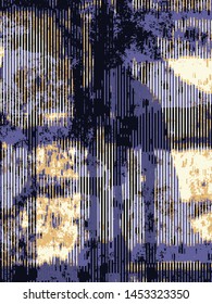 Abstract grunge vector background. Color composition of irregular elements.