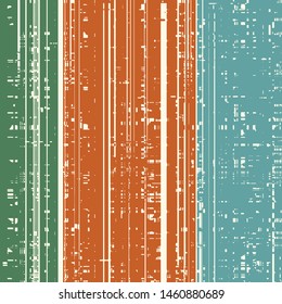 Abstract grunge vector background. Color squared composition of irregular graphic elements.
