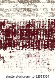 Abstract grunge vector background. Color handcrafted composition of irregular graphic elements.