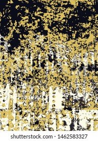 Abstract grunge vector background. Color handcrafted composition of irregular graphic elements.