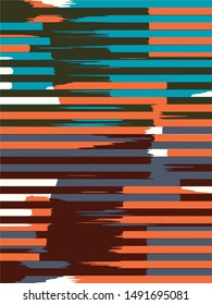 Abstract grunge vector background.  Color composition of irregular overlapping graphic elements.