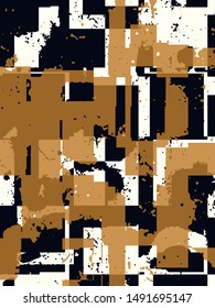 Abstract grunge vector background.  Color composition of irregular overlapping graphic elements.