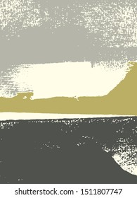 Abstract grunge vector background. Color handcrafted composition of irregular graphic elements.