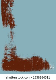 Abstract grunge vector background. Color handcrafted composition of irregular graphic elements.