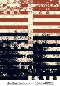 Abstract grunge vector background. Color composition of irregular graphic elements.