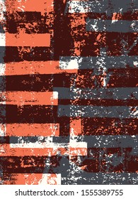 Abstract grunge vector background. Color composition of irregular overlapping graphic elements.
