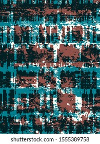 Abstract grunge vector background. Color composition of irregular overlapping graphic elements.