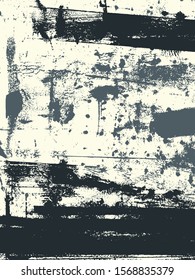 Abstract grunge vector background. Color handcrafted composition of irregular graphic elements.